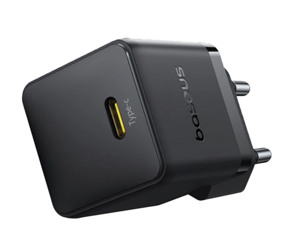 Сетевой адаптер Baseus Palm Fast Charger 1C 20W + Cable Type-C to Type-C P10111602113-01 Черный - Фото 2 Сетевой адаптер Baseus Palm Fast Charger 1C 20W + Cable Type-C to Type-C P10111602113-01 Черный - изображение 2