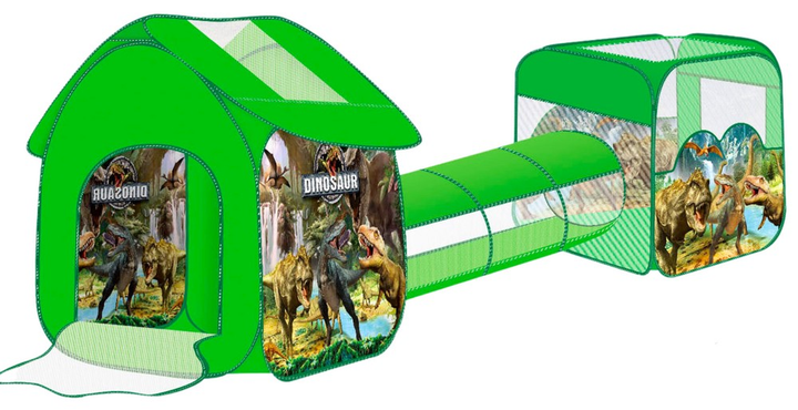 Намет ігровий LEAN Toys Дитячий майданчик 3 в 1 Динозаври (5905991026341) - зображення 2
