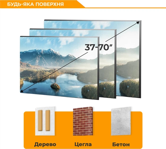 Настенное крепление для телевизора ITech PTRB-77 37