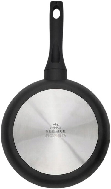 Сковорода Gerlach Granitex Grey 28 см (5901035504585) - зображення 3