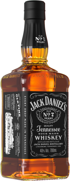 Jack Daniel's No.7 テネシーウイスキー 700ml 40% Теннесси Виски Jack Daniel's Old No.7 0.7 л 40