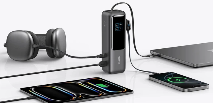 Powerbank Anker Zolo 25000mAh 165W Grey (A1695H11) - obraz 5