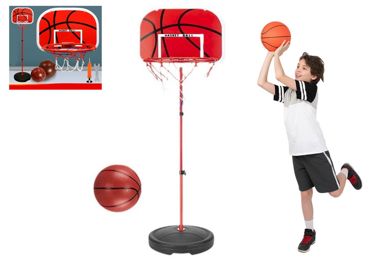 Zestaw do gry w koszykówkę dla dzieci LEAN Toys 139 cm (5905991027034) - obraz 2