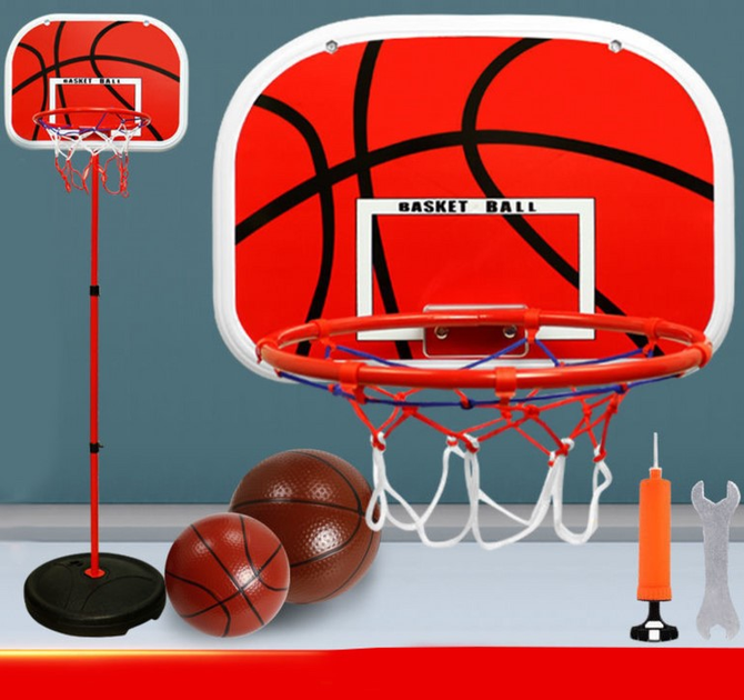 Zestaw do gry w koszykówkę dla dzieci LEAN Toys 139 cm (5905991027034) - obraz 4