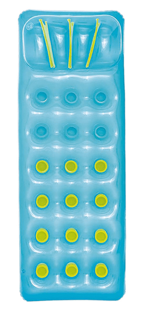 Dmuchany materac plażowy Bestway 188cm x 71cm, Niebieski 43015 (6942138940282) - obraz 2