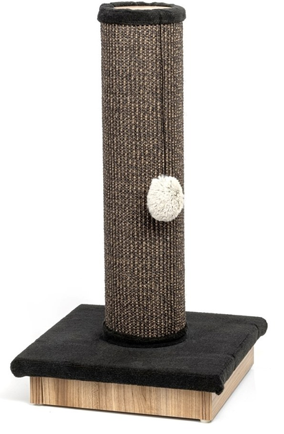 Drapak dla kota Comfy ALEX + piłka na sznurku 59 cm szary (5905546338950) - obraz 1