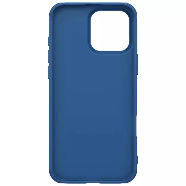 Чехол матовый Nillkin Frosted Shield Pro для Apple iPhone 16 Pro (6.3") Синий / Blue - Фото 6 Чехол матовый Nillkin Frosted Shield Pro для Apple iPhone 16 Pro (6.3") Синий / Blue - изображение 6