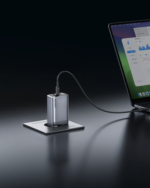 Мережевий зарядний пристрій Anker Prime Charger 100W 3 Ports GaNPrime (A2688341) - зображення 2