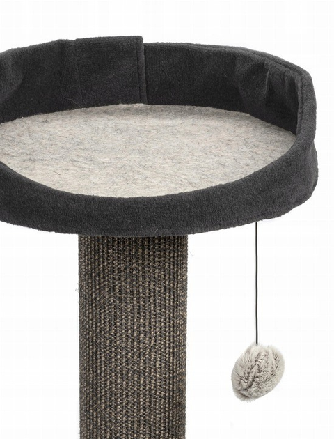 Drapak dla kota Comfy ALEX z półką + piłka na sznurku 67.5 cm szary (5905546338967) - obraz 4
