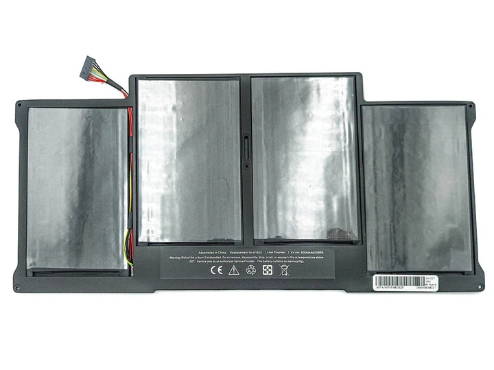 Батарея A1405 для ноутбука Apple A1466, A1369 MacBook Air 13.3" (7.4V 8000mAh). Для A1369 (2011), A1466 (2012) года выпуска - изображение 2