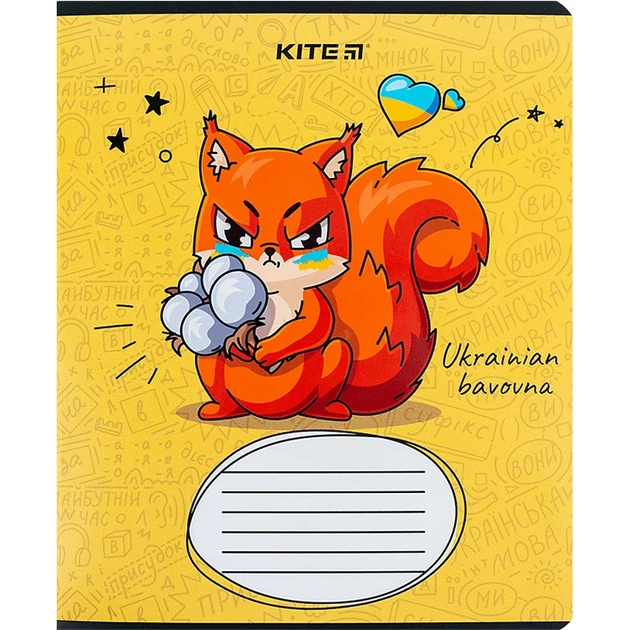 Зошит учнівський Хоробрі тварини Kite K24-234-2 12 арк. shop (4063276212962) - Фото 6 Зошит учнівський Хоробрі тварини Kite K24-234-2 12 арк. shop (4063276212962) - зображення 6