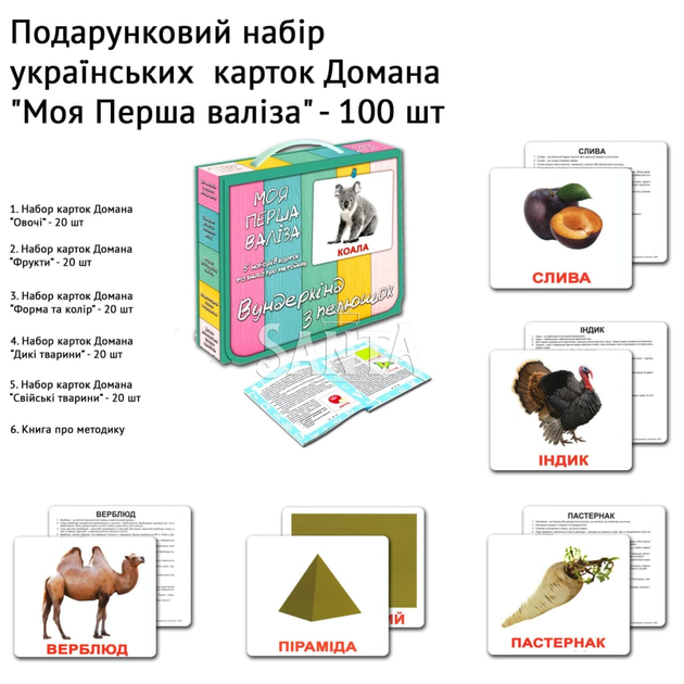 Развивающая игра Карточки Домана Моя перша валіза «Вундеркинд с пеленок» - 5 наборов (125316) - Фото 4 Развивающая игра Карточки Домана Моя перша валіза «Вундеркинд с пеленок» - 5 наборов (125316) - изображение 4