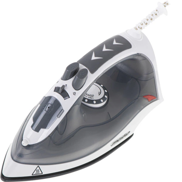 Утюг Mesko MS 5037 2800W 170 мл керамика сухая глажка Grey (MS5037) - изображение 2