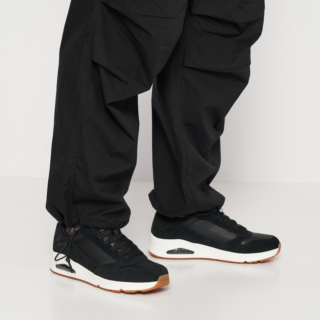 Чоловічі кросівки Skechers 52468 BKW 43 28 см Чорні (193642217162_1550493) - зображення 13