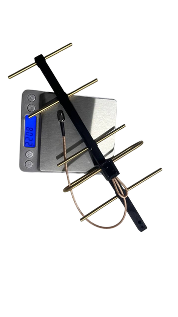 Направлена антена Mini Yagi 1.2 GHz | Підсилення 8.6 dBi, 5 секцій SMA - зображення 4