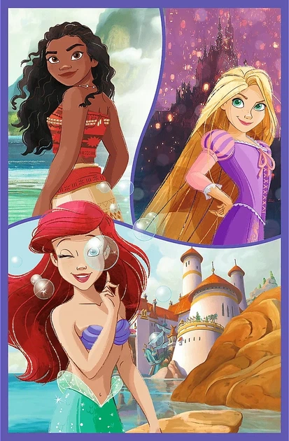 Пазлы Trefl Disney Princess Друзья принцессы 3х80 элементов (5900511348842) - изображение 4