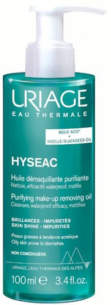 Олія для зняття макіяжу Uriage Hyseac 100 мл (3661434010071) - зображення 1
