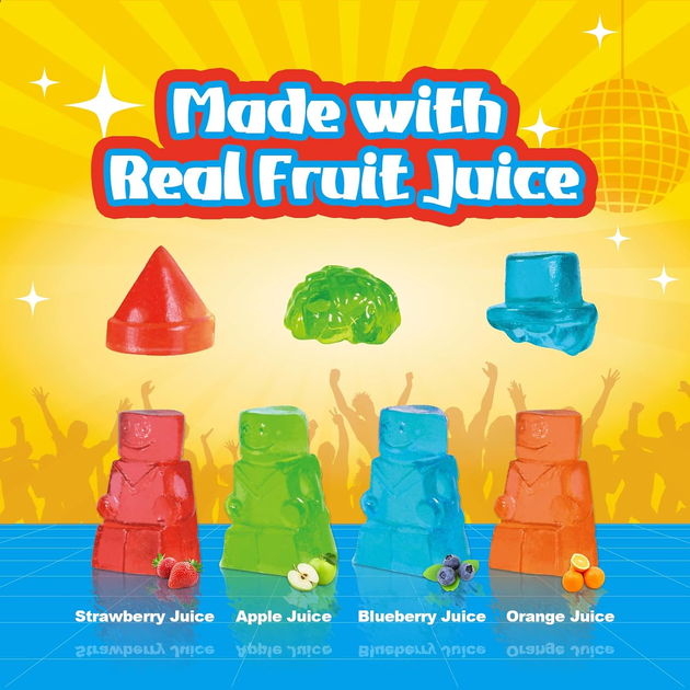 Желейные конфеты Amos 4D Gummy Blockman Dress Up 72 г - Фото 2 Желейные конфеты Amos 4D Gummy Blockman Dress Up 72 г - изображение 2