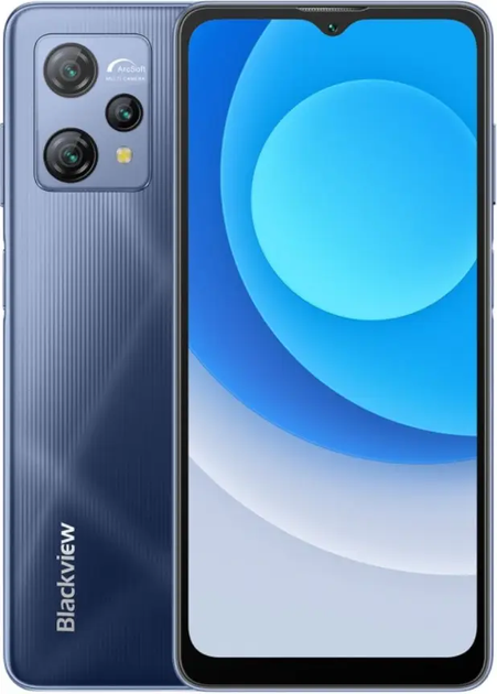 Смартфон 6.5" Blackview A53 4/32Gb 4G 2-SIM 12/5Мп 4 ядра Android 12 Murky Black Б/В b1 - Фото 1 Смартфон 6.5" Blackview A53 4/32Gb 4G 2-SIM 12/5Мп 4 ядра Android 12 Murky Black Б/В b1 - зображення 1