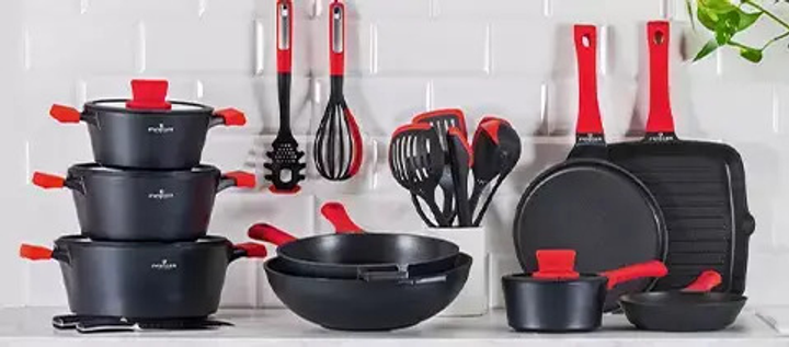 Patelnia głęboka Zwieger Obsidian 28 cm (5903357371104) - obraz 11