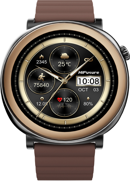 Smartwatch HiFuture Aurora Brown (aurora.brown) - obraz 2