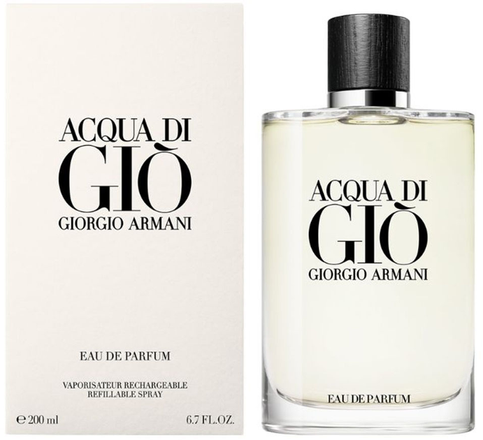 Woda perfumowana meska Giorgio Armani Acqua di Gio 200 ml (3614273887915) (955555908672403) - Outlet - obraz 2