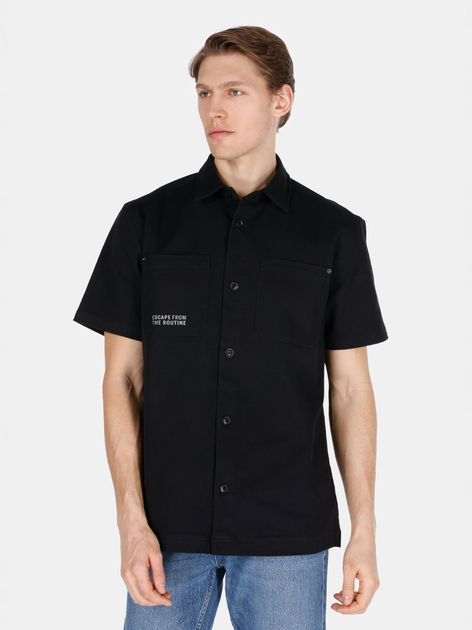 Сорочка джинсова літня чоловіча Colin's CL1073361BLK M Black від Rozetka на платформі USKIDKA Акція на Сорочка джинсова літня чоловіча Colin's CL1073361BLK M Black від Rozetka