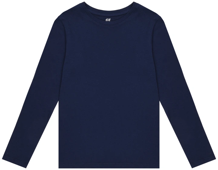 Лонгслив H&M 122 128см темно синий 2406503569 - Фото 1 Лонгслив H&M 122 128см темно синий 2406503569 - изображение 1