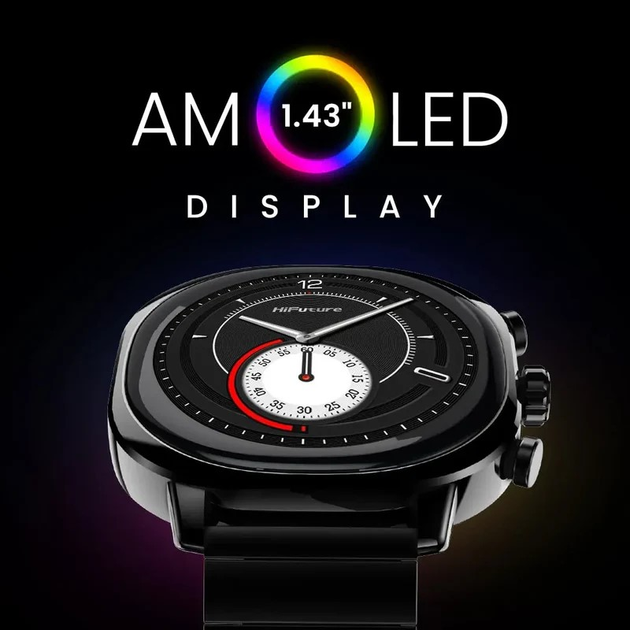 Smartwatch HiFuture Aix Black (6972576181428) - obraz 5
