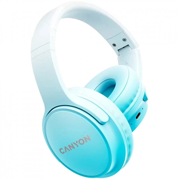 Навушники Canyon OnRiff 4 Bluetooth Blue (CNS-CBTHS4BL) (244368) - Фото 3 Навушники Canyon OnRiff 4 Bluetooth Blue (CNS-CBTHS4BL) (244368) - зображення 3