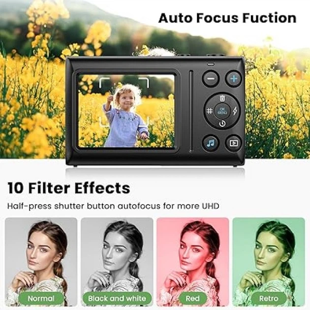 Цифрова камера CAMWORLD AC14-B 64 MP Black (R3786) - изображение 3