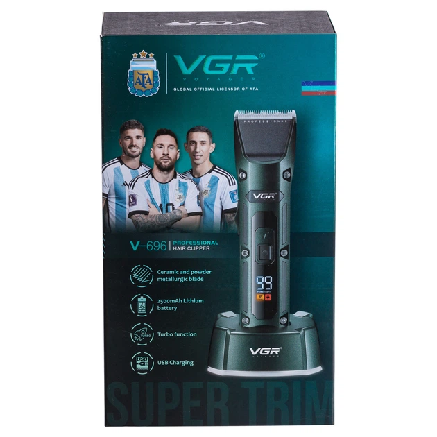Машинка для стрижки VGR V-696 профессиональная с 4 насадками - изображение 10
