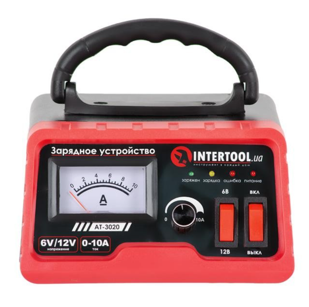 Зарядное устройство Intertool 6В-12В x 0-10А (AT-3020) - изображение 3
