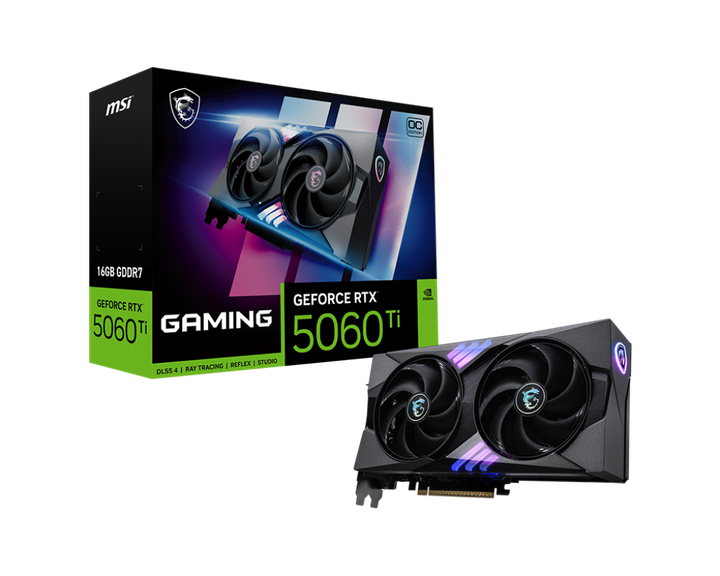 Відеокарта MSI GeForce RTX 5060 Ti 16G GAMING OC - зображення 6