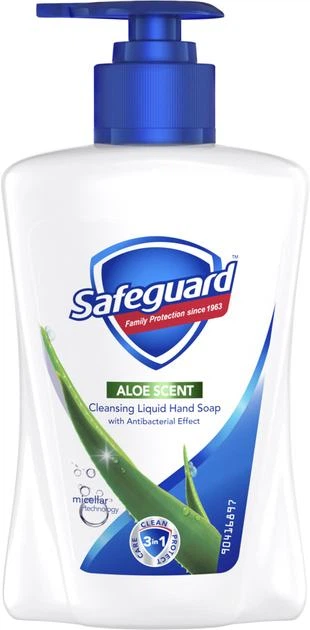 Жидкое мыло з алоэ Safeguard 225 мл (4015400979074) - Фото 1 Жидкое мыло з алоэ Safeguard 225 мл (4015400979074) - изображение 1