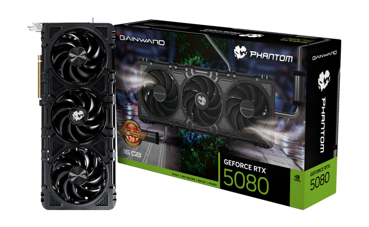 Відеокарта Gainward GeForce RTX 5080 Phantom GS (NE75080T19T2-GB2030P) - зображення 10