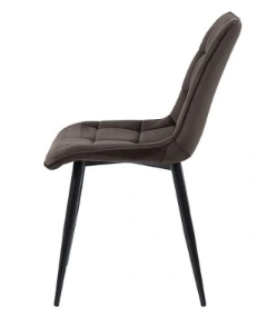 Стул мягкий со спинкой Velka Chic Bluvel 10 Velvet VBl10 коричневый - изображение 3