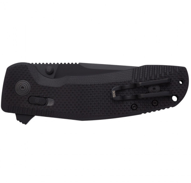 Нож складной SOG TAC XR, Black/Partially Serrated (SOG 12-38-03-41) - изображение 4