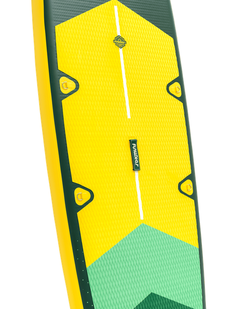 SUP-дошка надувна Funwater Paddleboard Green 11"6 350x90x15 см Двошаровий Сап, Універсальний Сап борд - Фото 6 SUP-дошка надувна Funwater Paddleboard Green 11"6 350x90x15 см Двошаровий Сап, Універсальний Сап борд - зображення 6