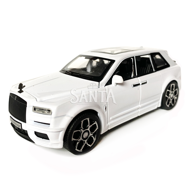 Игрушечная машинка металлическая Rolls-Royce Ghost BLACK BADGE, ролс ройс, белый, звук, свет, инерция, откр двери, капот, Автоэксперт, 1:32,15*8*5,5см (ТК-11056) - изображение 2