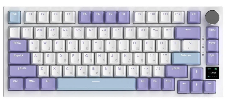 Клавиатура Ajazz AK820 PRO 75% Exploded Flying Fish Switch White