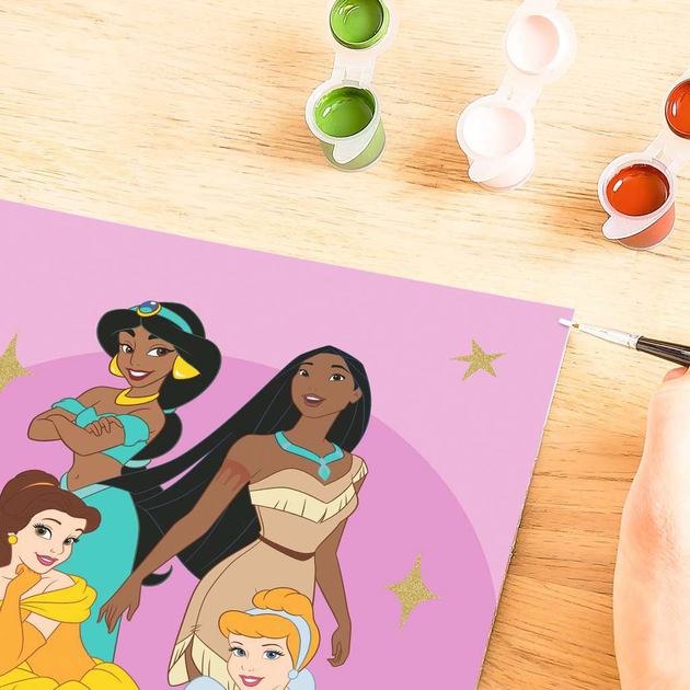 Malowanie po numerach Ravensburger CreArt Disney Princesses (4005556237265) - obraz 4