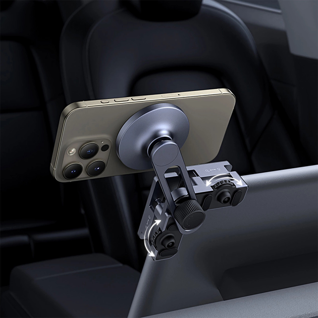 Тримач автомобільний Baseus MaxView Magnetic Grey (C40180701813-00) - зображення 9