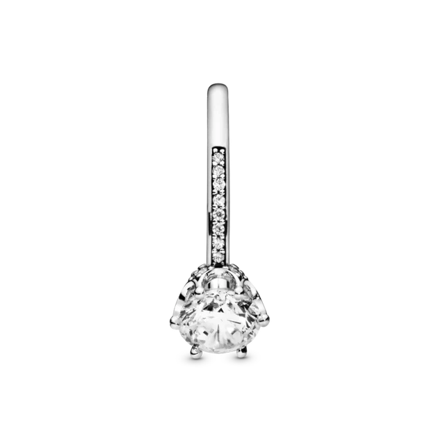 Срібна каблучка з короною Pandora Пандора 198289CZ (16) - зображення 3