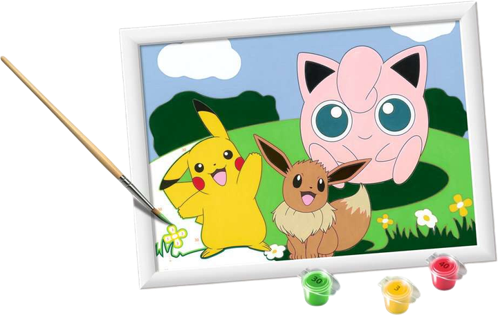 Малювання за номерами Ravensburger CreArt Pokemon (4005556236220) - зображення 3