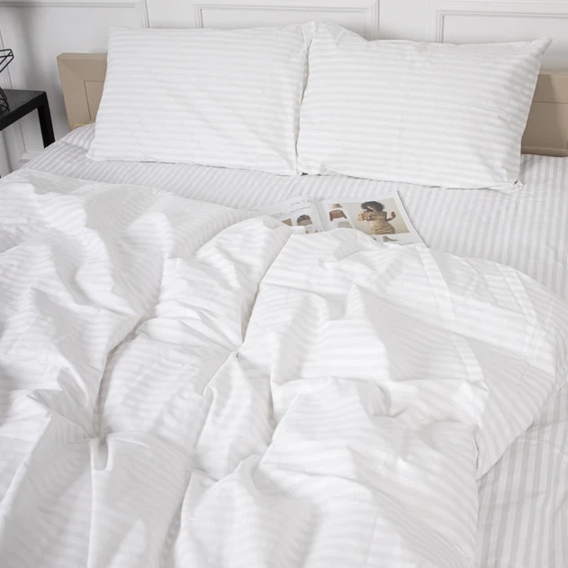 Наволочка MirSon Бязь 17-0605&nbsp;Stripe&nbsp;White 40х40 см (2200008053345) - изображение 3