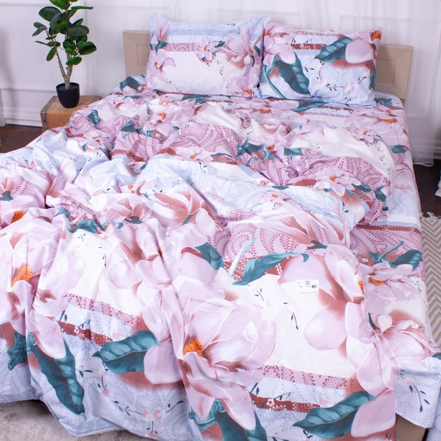 Підковдра MirSon Сатин 22-1284 Spring flowering 220 x 240 см від Rozetka на платформі USKIDKA Акція на Підковдра MirSon Сатин 22-1284 Spring flowering 220 x 240 см від Rozetka