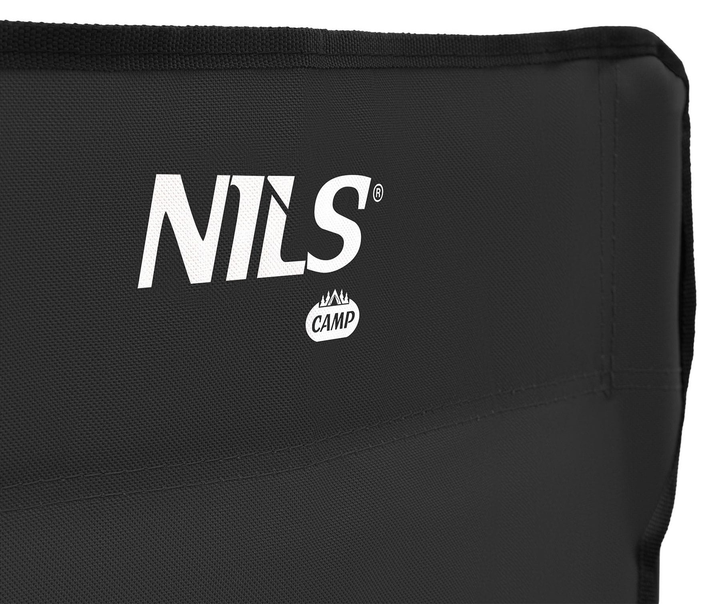 Крісло туристичне Nils Camp NC3301 Чорне (5908261680823) - зображення 7