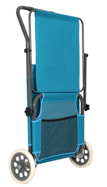Лежак пляжний Nils NC3307 Синій (5908261680946) - зображення 3