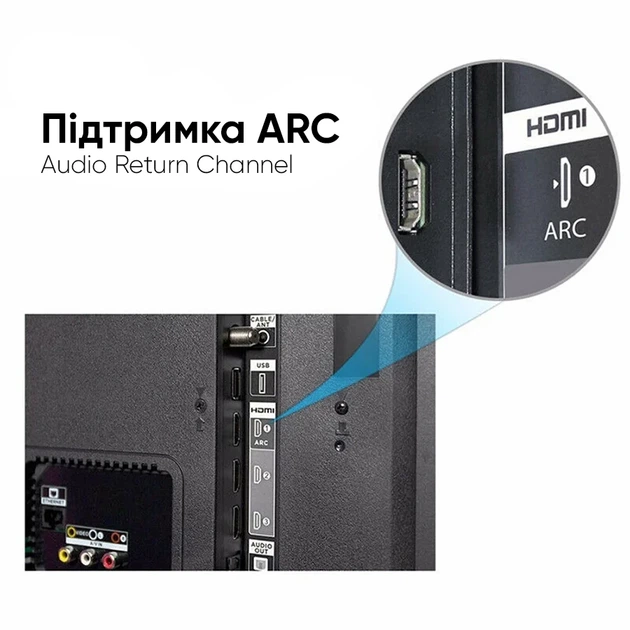 Активный аудио экстрактор U&P Audio Extractor ARC HDMI - SPDIF / Coaxial / RCA Black (AY80BK) - изображение 3